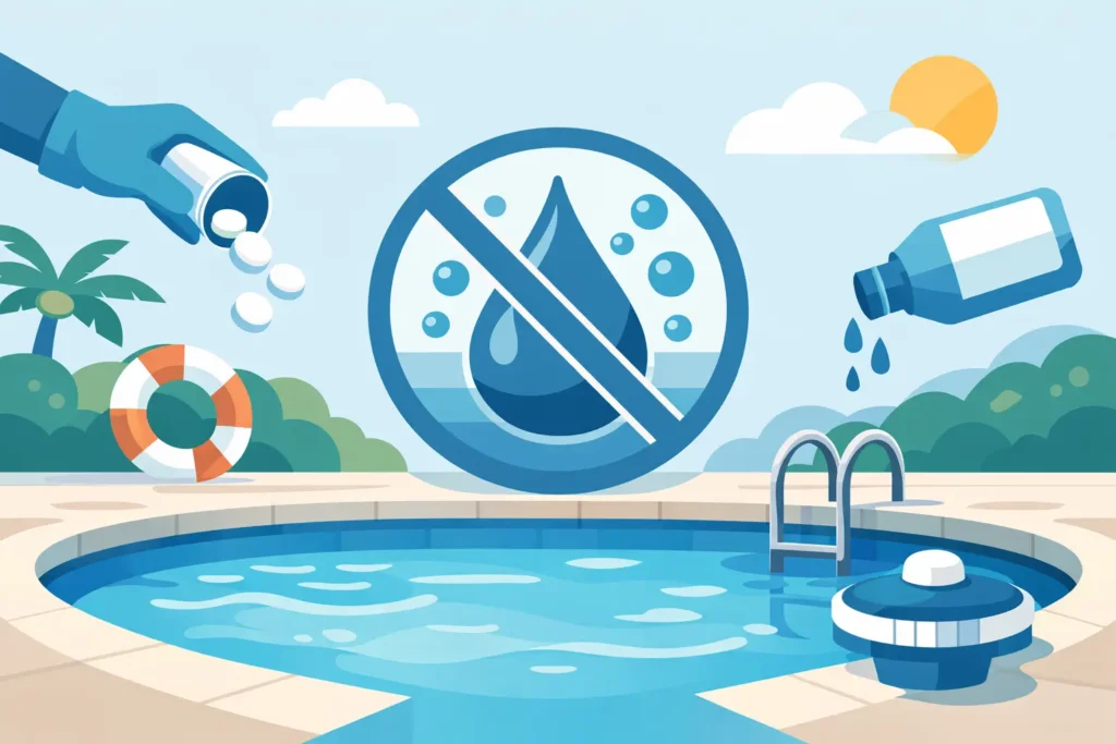 Como reduzir cloro da piscina com segurança