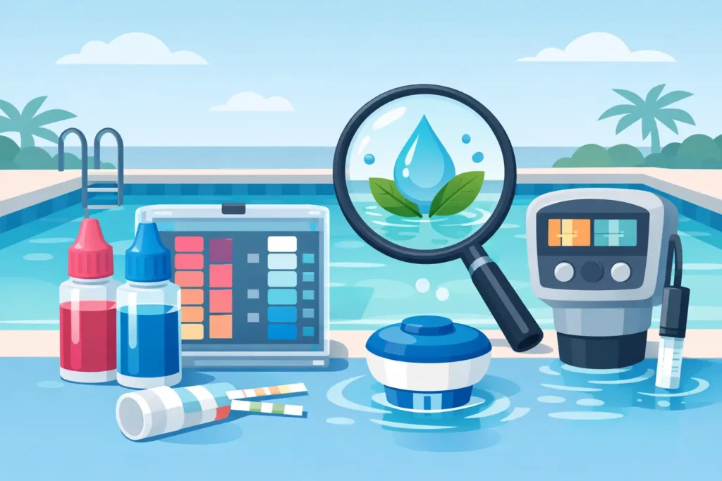 Controle de pH da piscina sem complicação