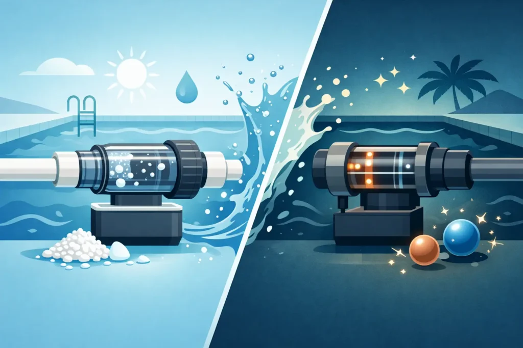 Clorador salino versus ionizador elétrico