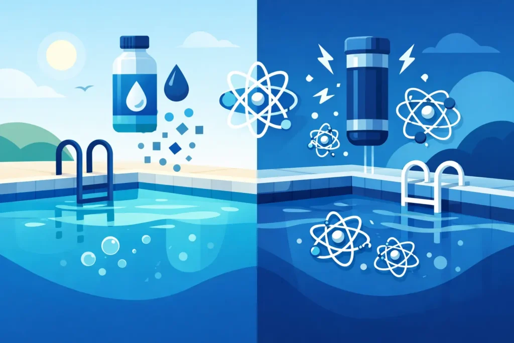 Cloro ou ionização na piscina: qual escolher?