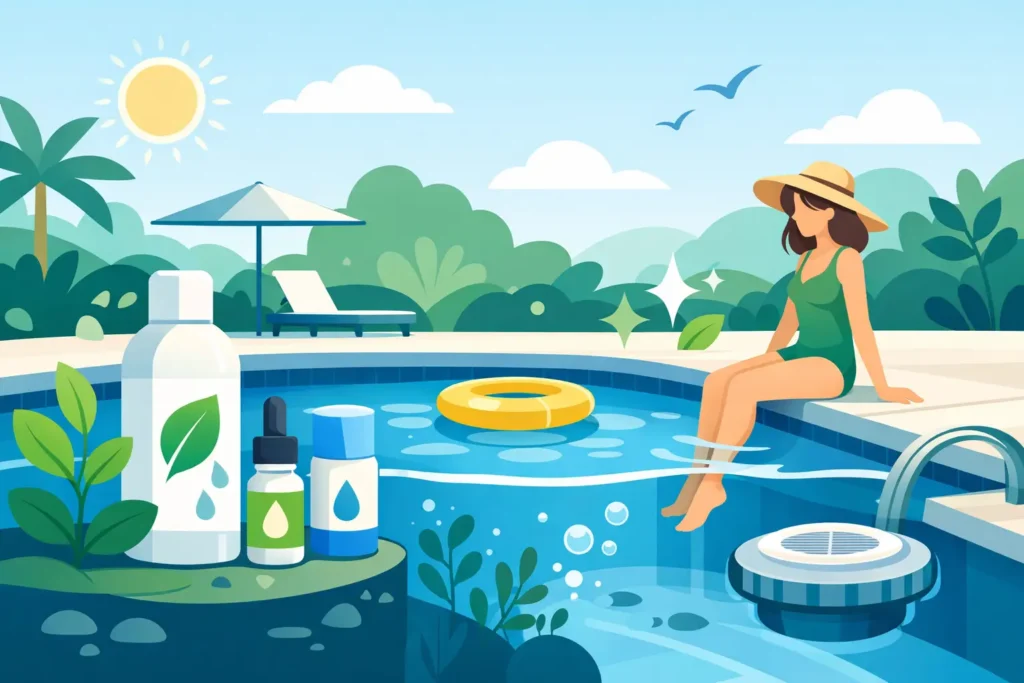 Guia para piscina mais saudável e com menos cloro