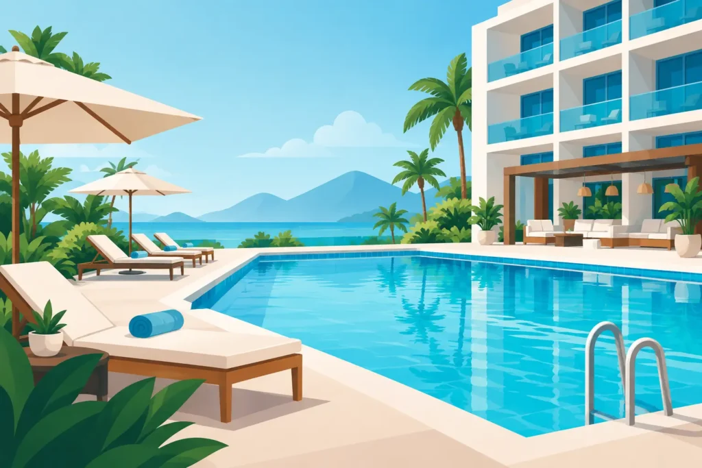 Melhores soluções para hotéis com piscina
