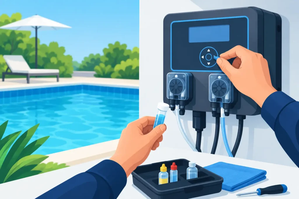 Como calibrar controlador de piscina com precisão